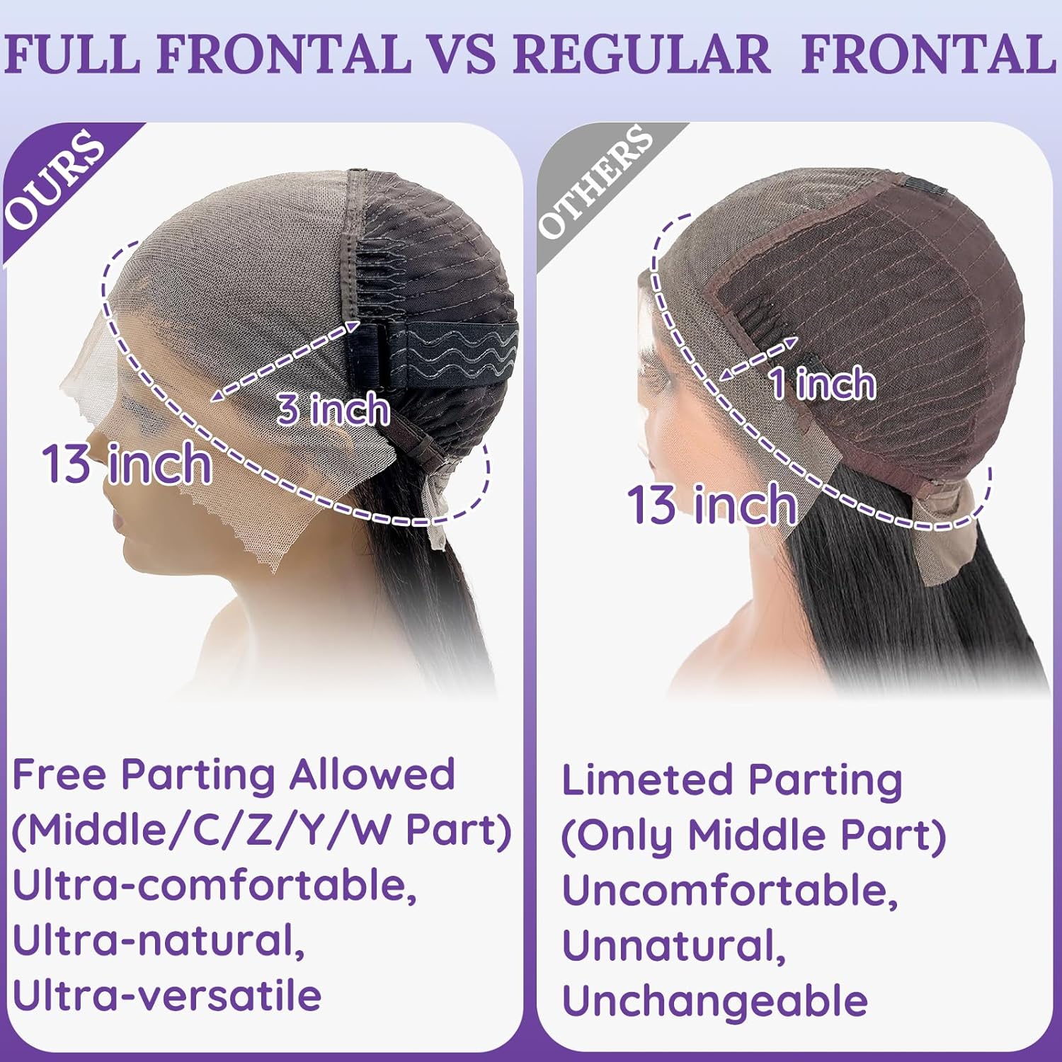 13x6mm Lace Front Hair Wig, 180 Density, HD Lace Front Hair Wig, Pre-Pulled Glue-Free Wig, 26 Inch