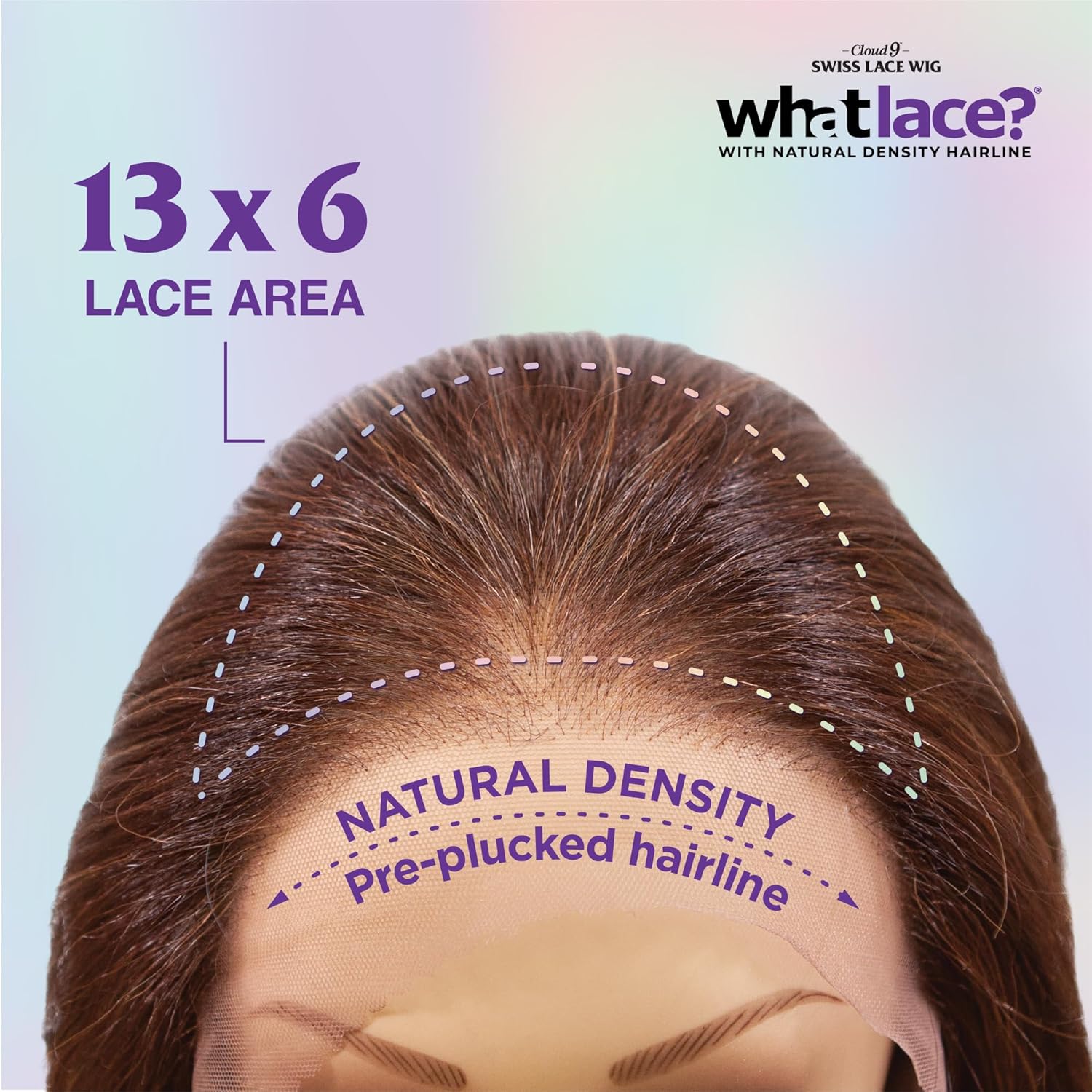 Sensationnel What Lace 13X6 Wig - Zelena Lacefrontal, hand-tied, glue-free synthetic, natural density pre-pulled hairline (FLAMBOYAGECHOCOLATE).