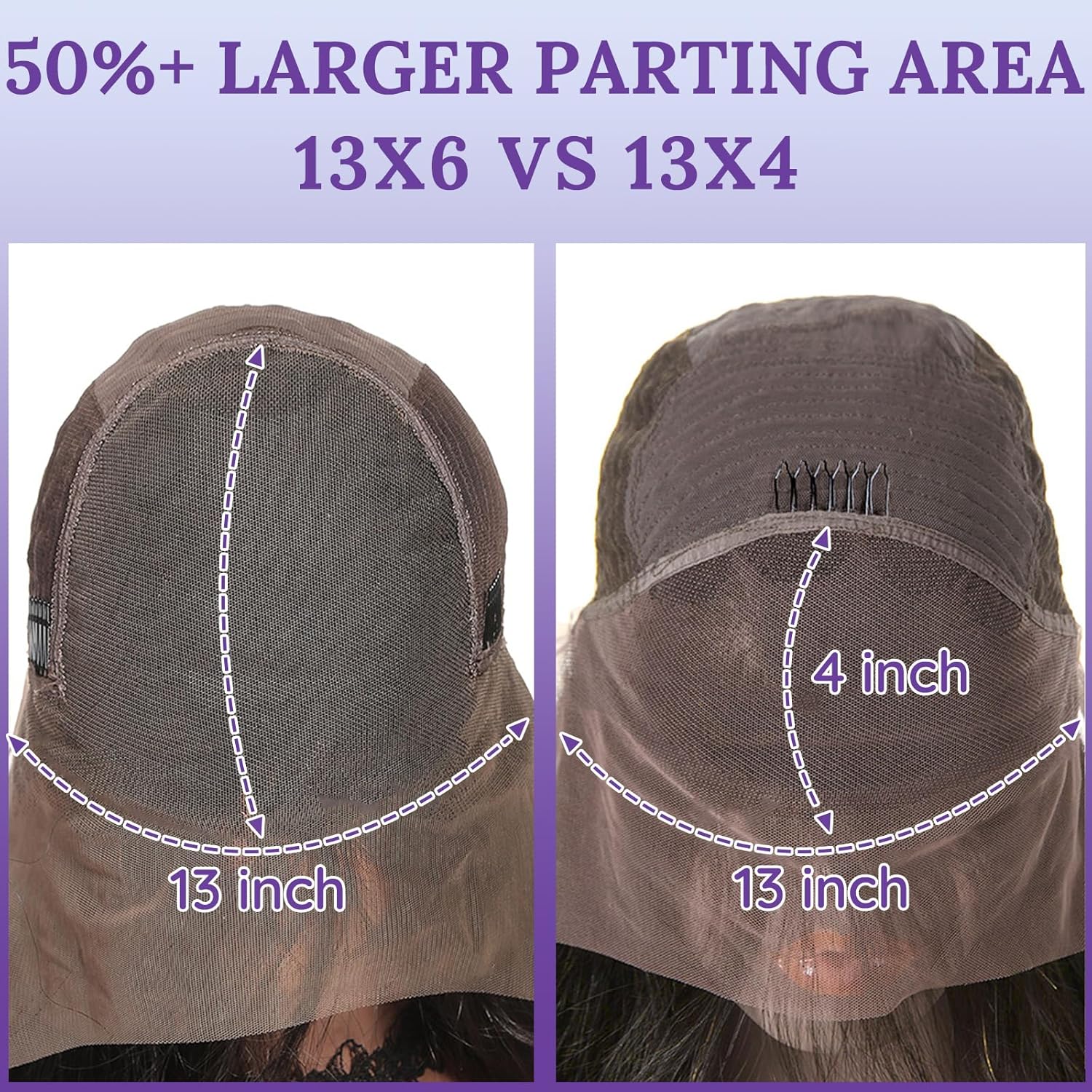 13x6mm Lace Front Hair Wig, 180 Density, HD Lace Front Hair Wig, Pre-Pulled Glue-Free Wig, 26 Inch