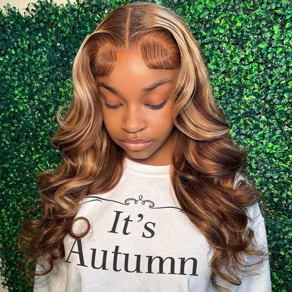 Pizazz 13x6 Body Wavy Lace Front Wig, Real Hair, 180 Density, HD Transparent Lace Front Wig, Women's Style 9A, Glue-Free Wig, Real Hair, Includes Baby Hair