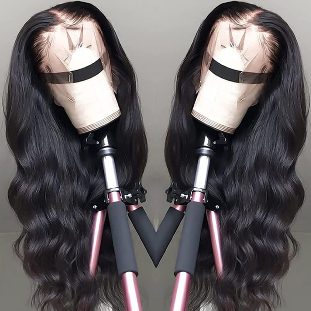 Pizazz 13x6 Body Wavy Lace Front Wig, Real Hair, 180 Density, HD Transparent Lace Front Wig, Women's Style 9A, Glue-Free Wig, Real Hair, Includes Baby Hair