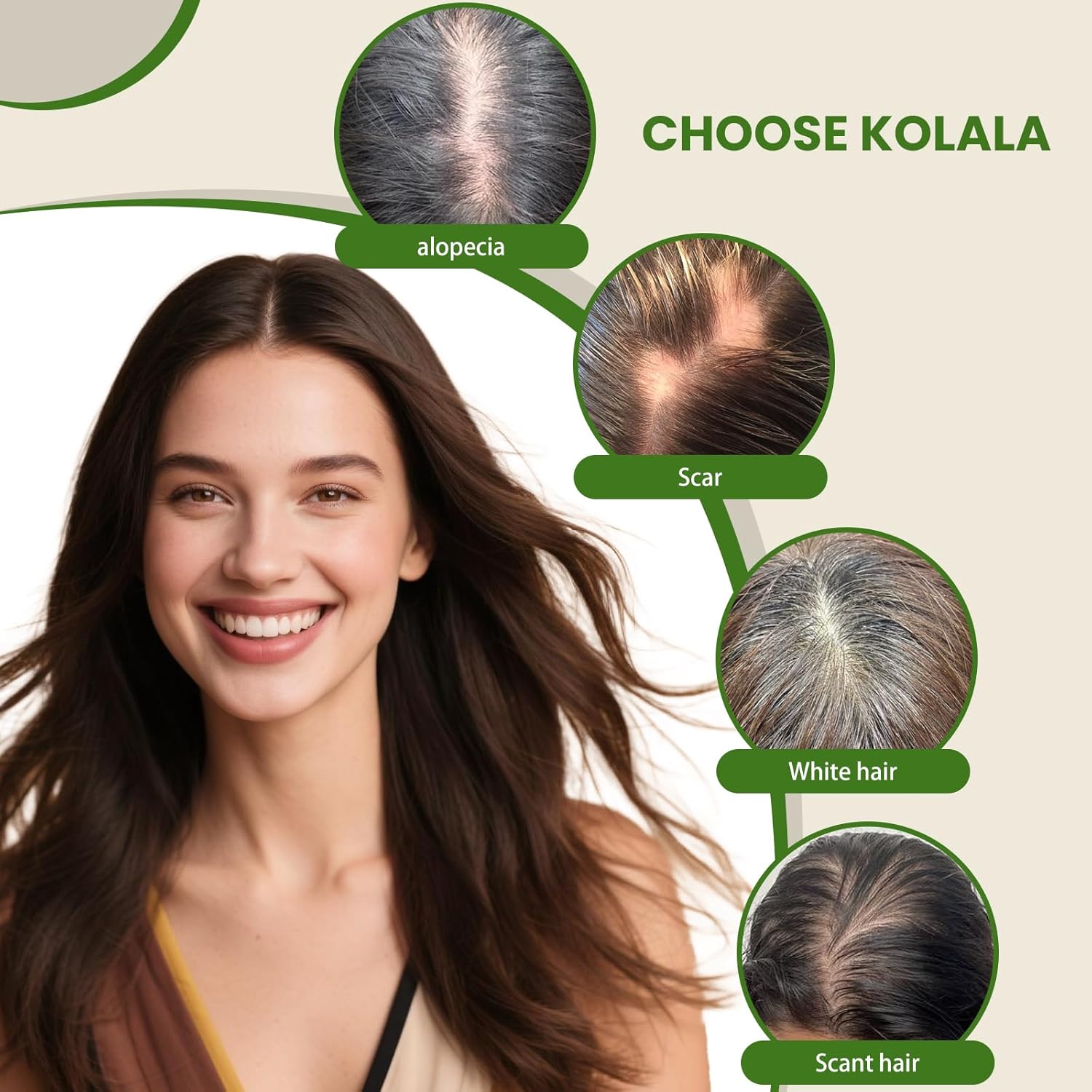 Women's hair accessory, made with realistic human hair, 150 density, 6 x 7 inches (approx. 15.2 x 17.8 cm), 12-inch base (approx. 30.5 cm), 55 grams, golden brown caramel gold hair with sparse hair cover, grey roots (#102727 12 inches).