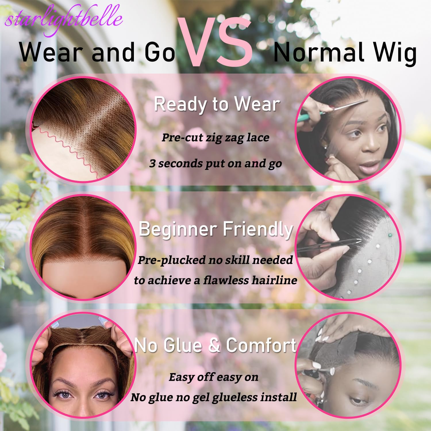 28-inch (approx. 28 cm) high-gloss gradient lace front wig, easy to wear and remove, glue-free wig, 1B/30 body wave real hair blend premium fiber wig, pre-plucked baby hair 220% density