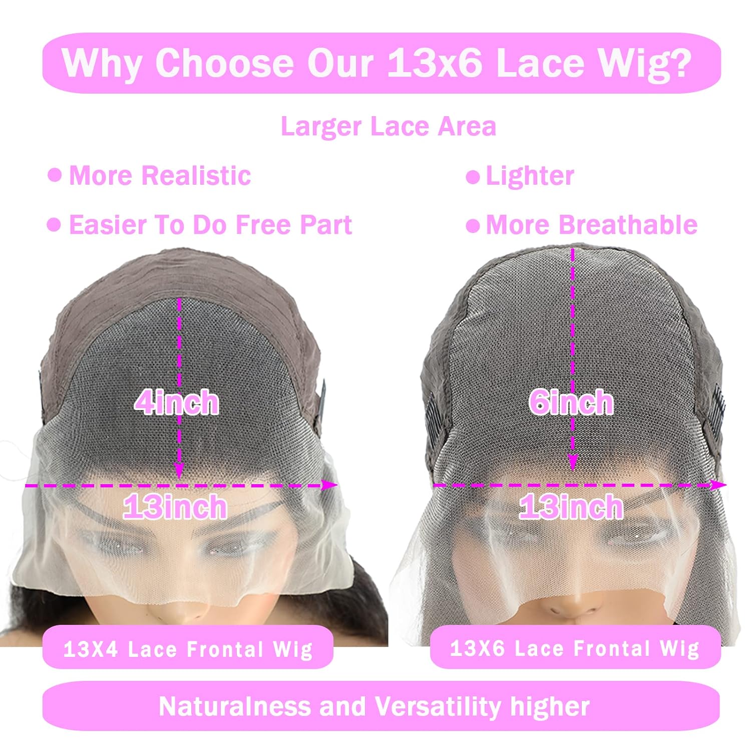 13x6 Lace Front Wig for Women, Real Hair, 180 Density, HD, Transparent, 28 Inch Straight Lace Front Wig, Real Hair, Pre-Pulled, Glue-Free, Natural Black.