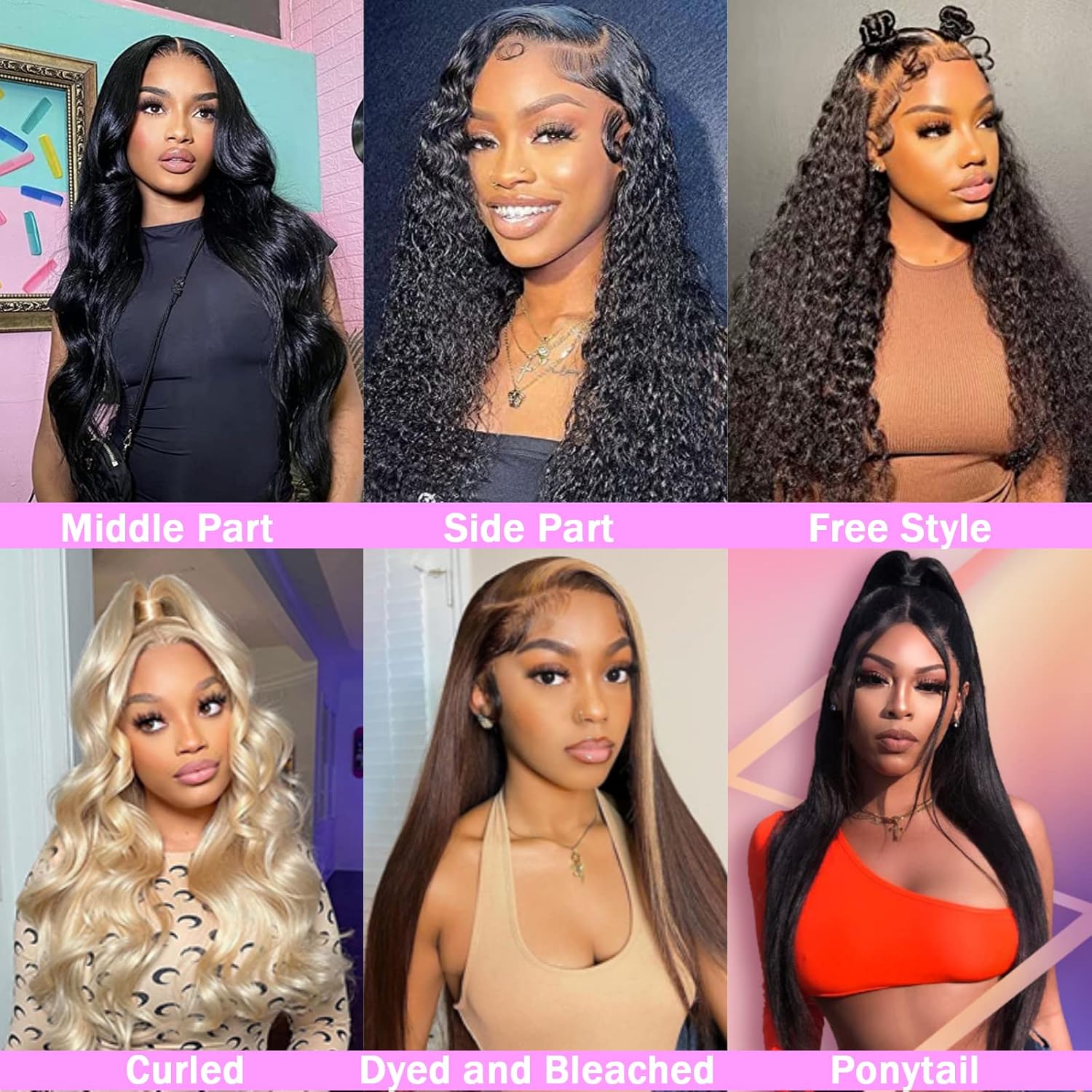 13x6 Lace Front Wig for Women, Real Hair, 180 Density, HD, Transparent, 28 Inch Straight Lace Front Wig, Real Hair, Pre-Pulled, Glue-Free, Natural Black.