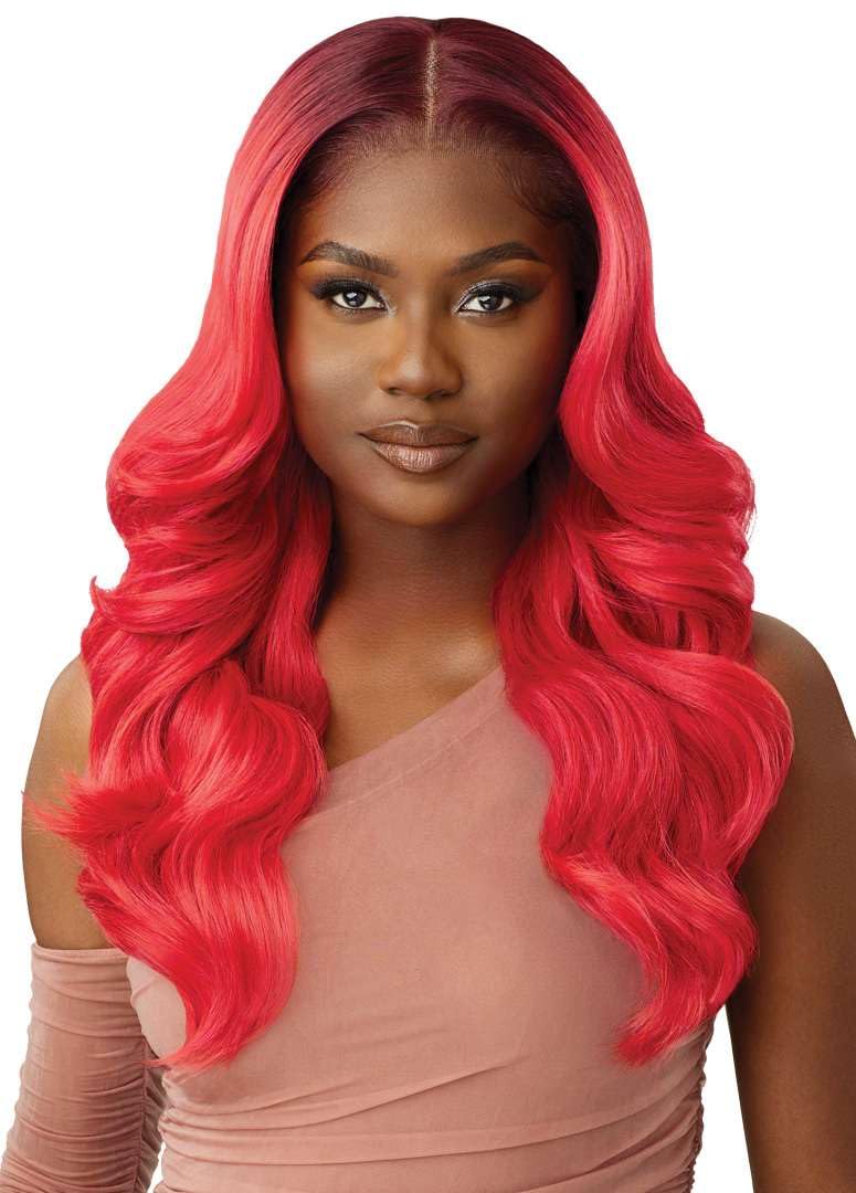 Outre Lace Front Wig - Perfect Hairline 13X6 - Atlas (3DR4/CHESTNUT OMBRE)