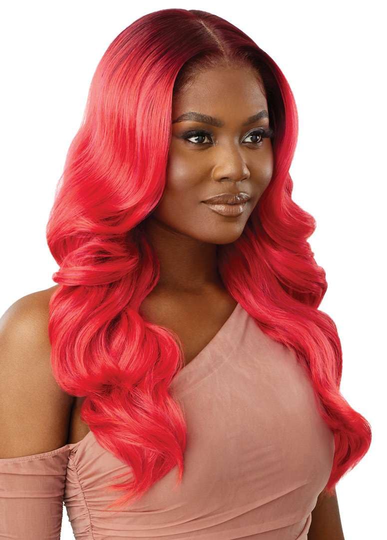 Outre Lace Front Wig - Perfect Hairline 13X6 - Atlas (3DR4/CHESTNUT OMBRE)