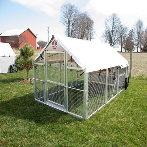 Galvanized Metal Chicken Coop