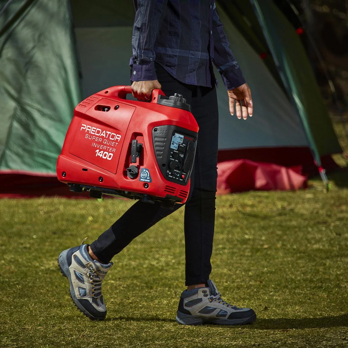 1400 Watt Super Quiet Inverter Generator With CO SECURE Technology