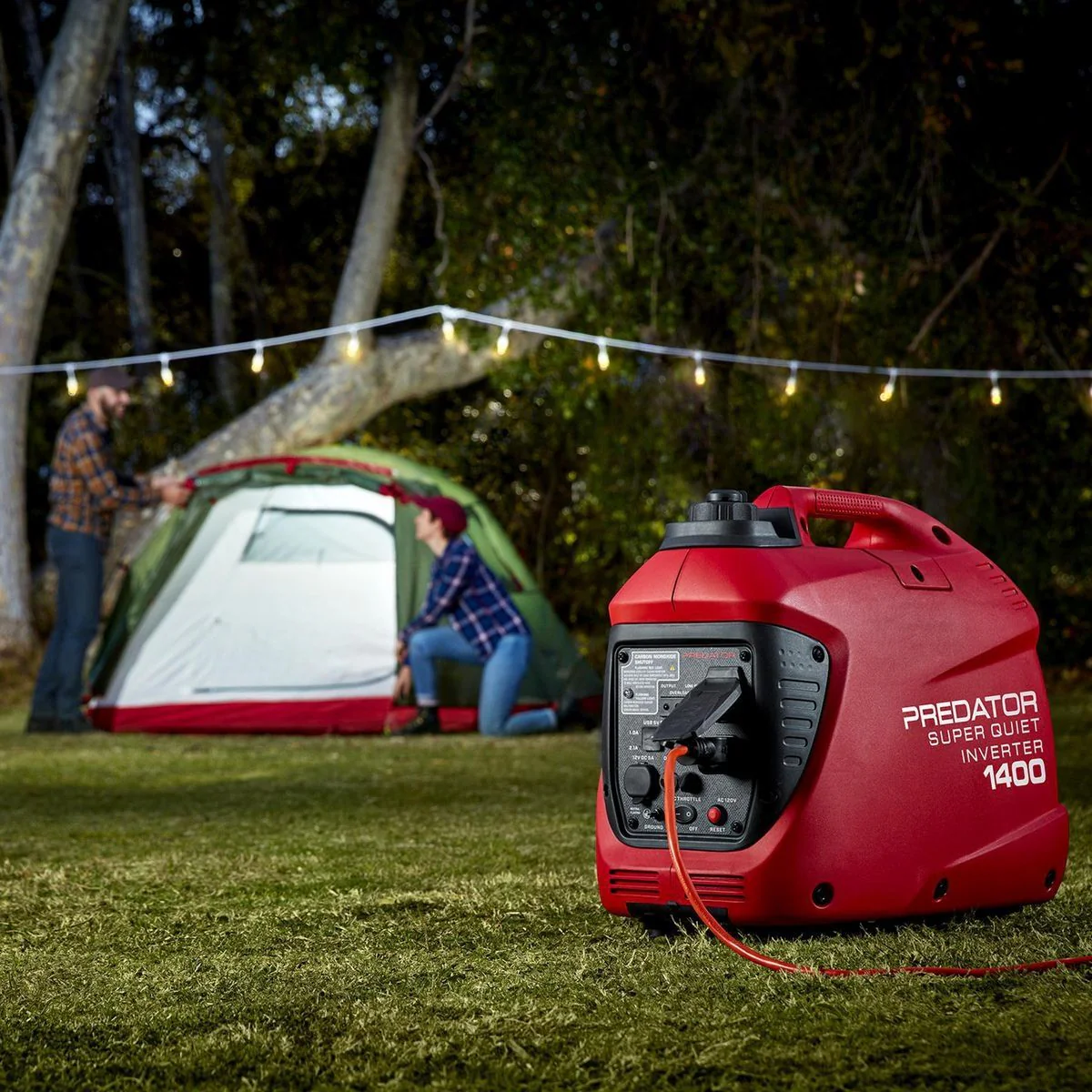 1400 Watt Super Quiet Inverter Generator With CO SECURE Technology