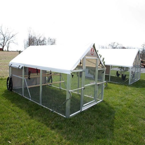 Galvanized Metal Chicken Coop
