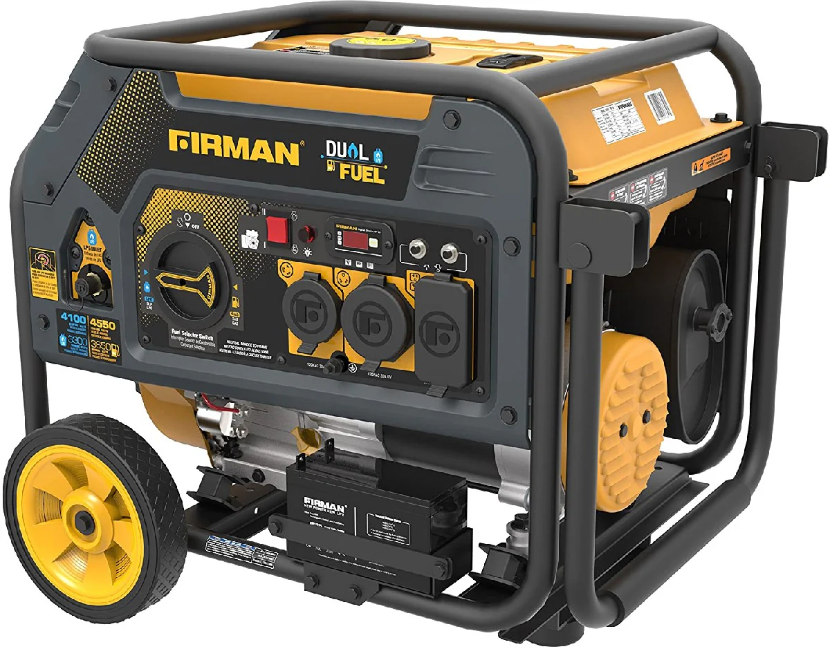 Firman Hybrid Series H03651 3650/4550 Watt Dual Fuel Generator