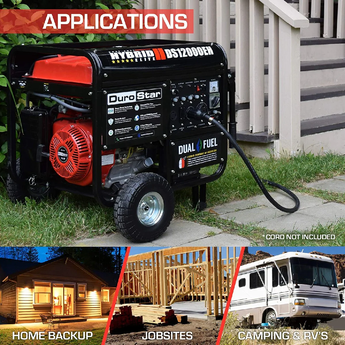 Duro Max DS12000EH Portable Generator
