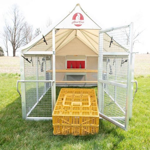 Galvanized Metal Chicken Coop