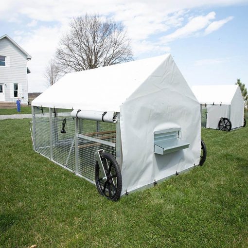 Galvanized Metal Chicken Coop