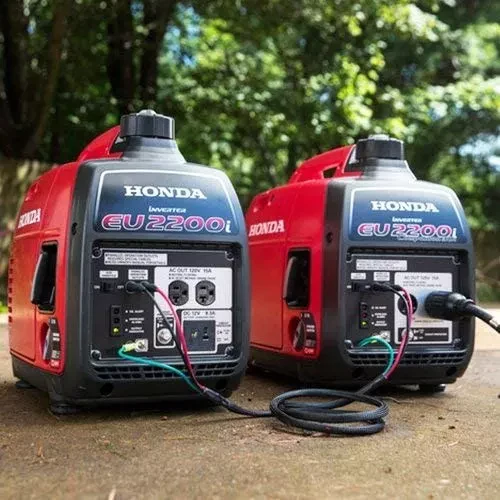 2200-Watt Recoil Start Gasoline Powered Inverter Generator with 20 Amp Outlet