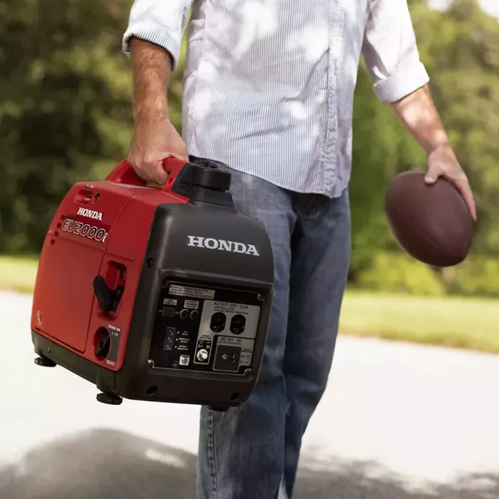 2200-Watt Recoil Start Gasoline Powered Inverter Generator with 20 Amp Outlet