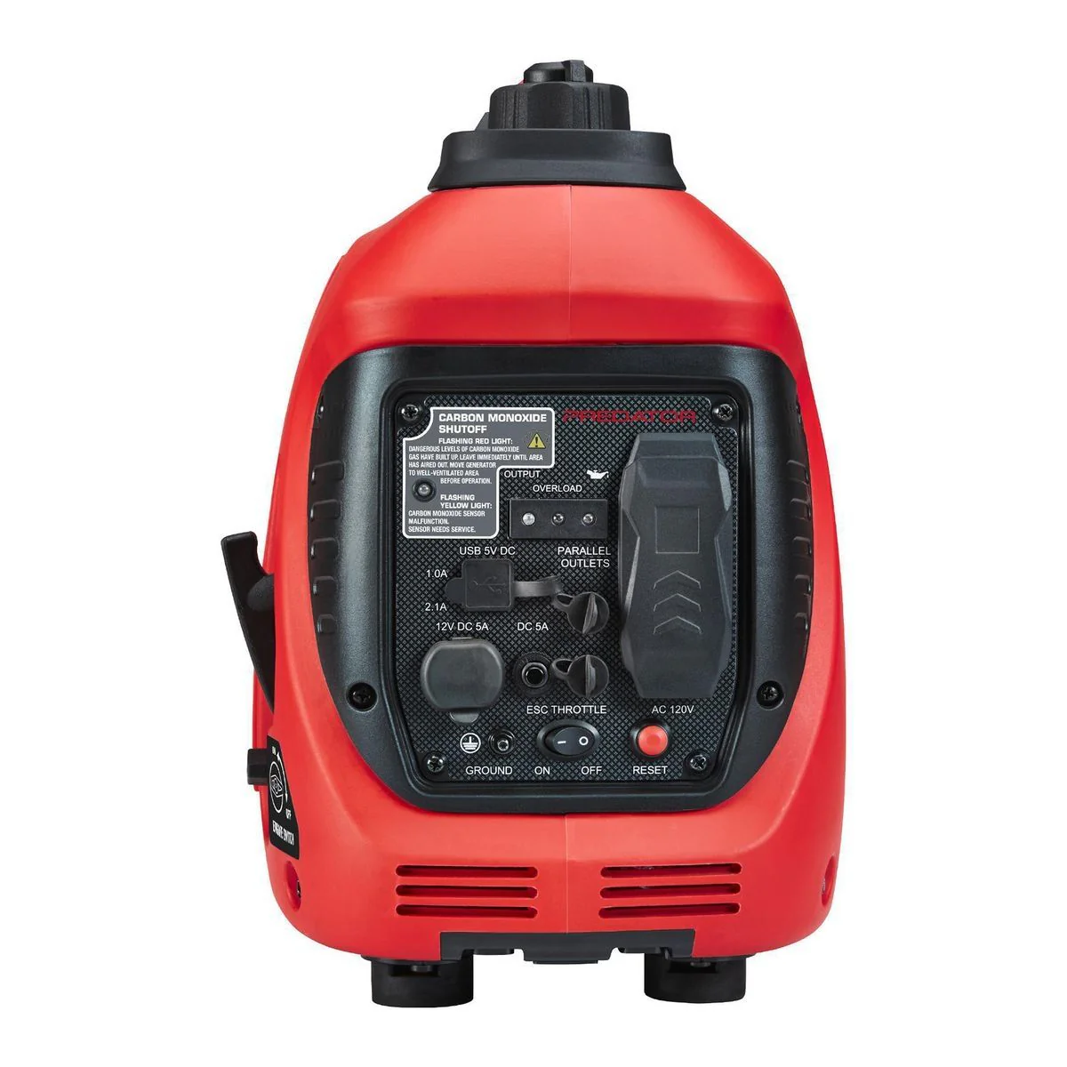 1400 Watt Super Quiet Inverter Generator With CO SECURE Technology