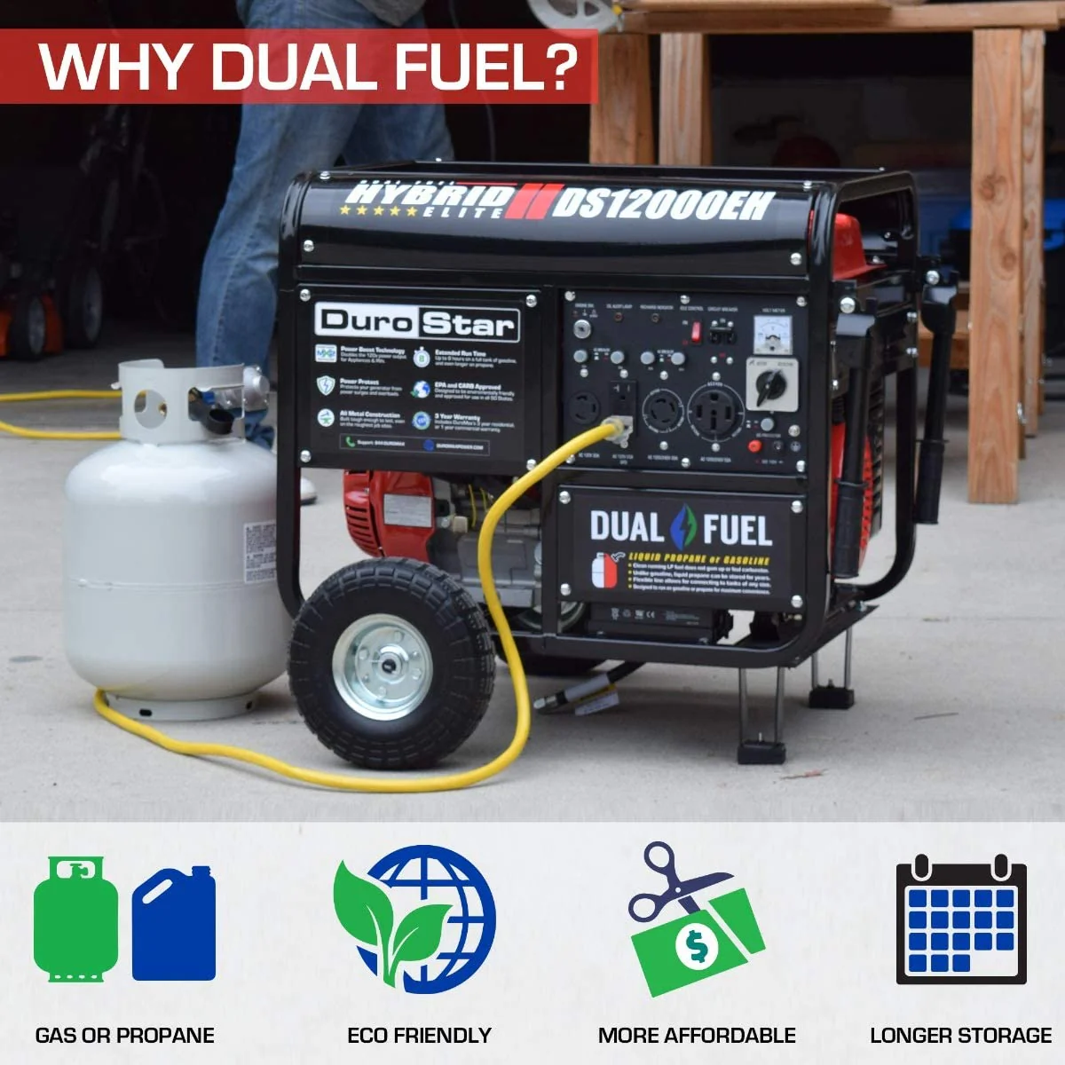 Duro Max DS12000EH Portable Generator