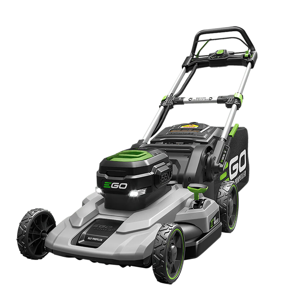 EGO Power+ LM2101 21-Inch 56-Volt Lithium-ion Cordless Lawn Mower 5.0Ah Battery and Rapid Charger Included Mower Kit / 21-In.