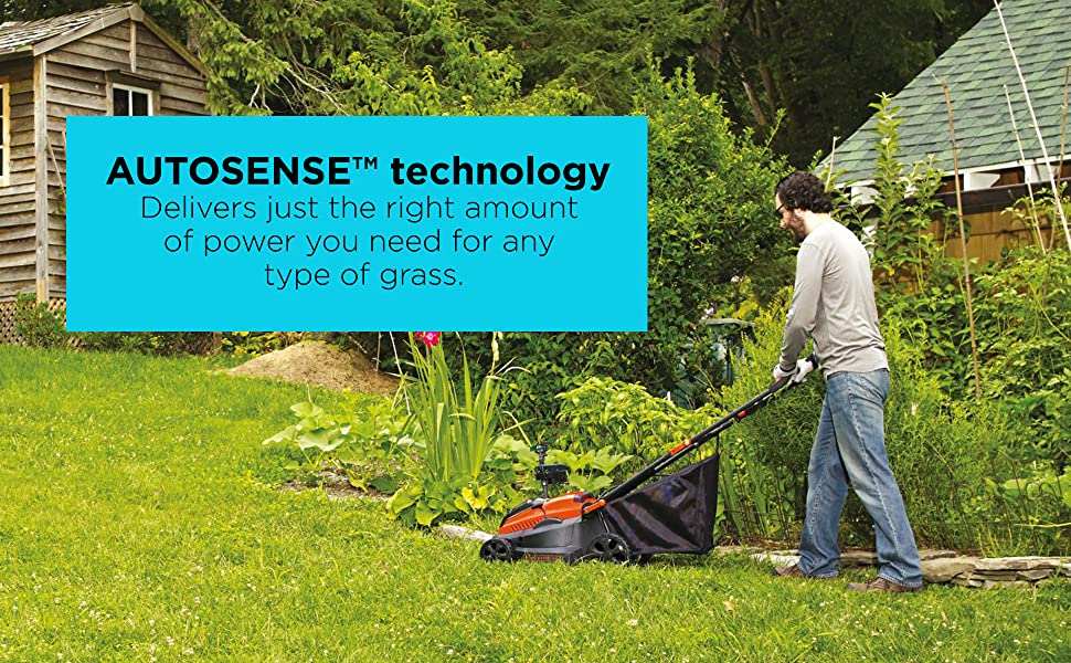 BLACK+DECKER 40V MAX* Cordless Lawn Mower, 16-Inch (CM1640)