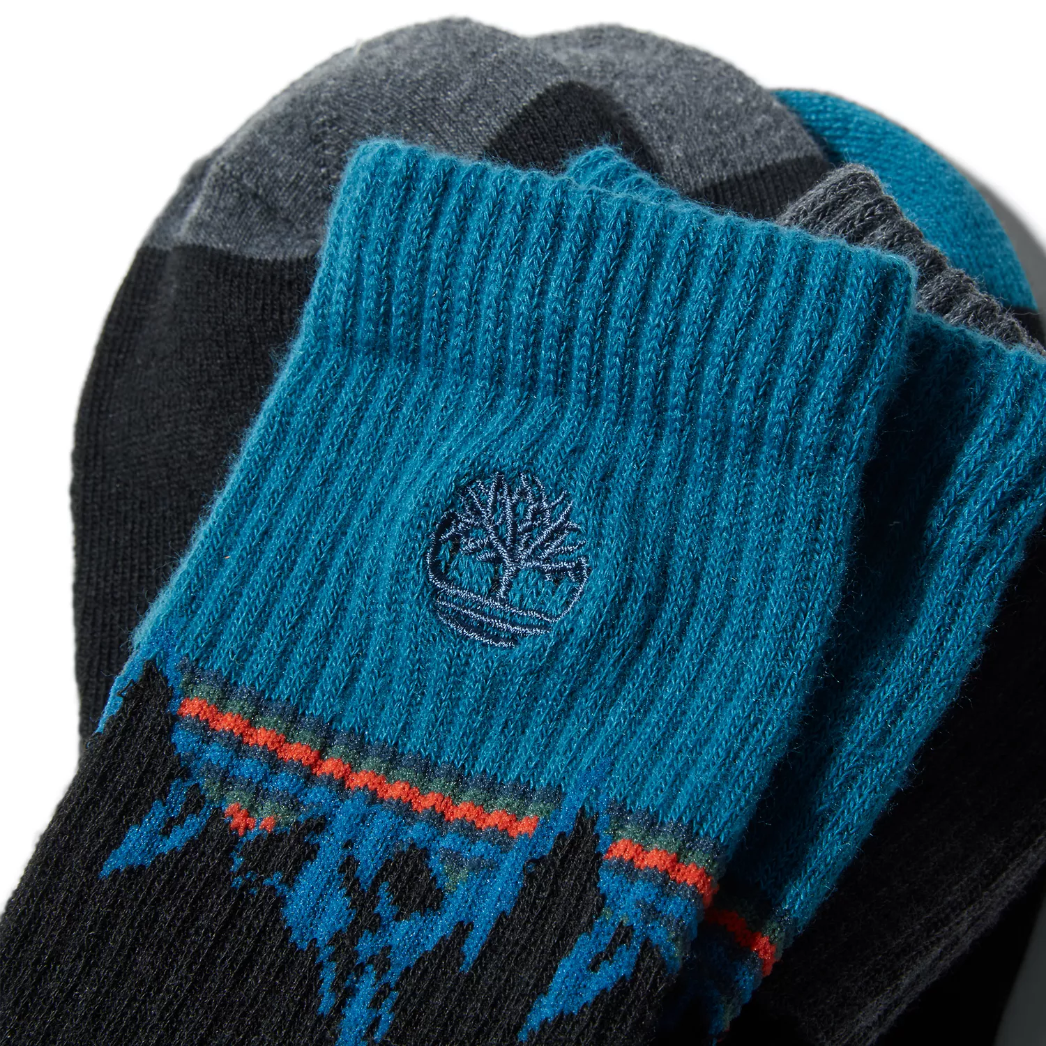 Men's 2-Pack Top-Stripe Boot Socks