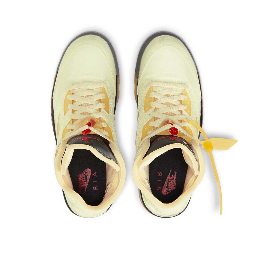 JORDAN Off-White x Air Jordan 5 Retro SP ‘Sail’ DH8565-100