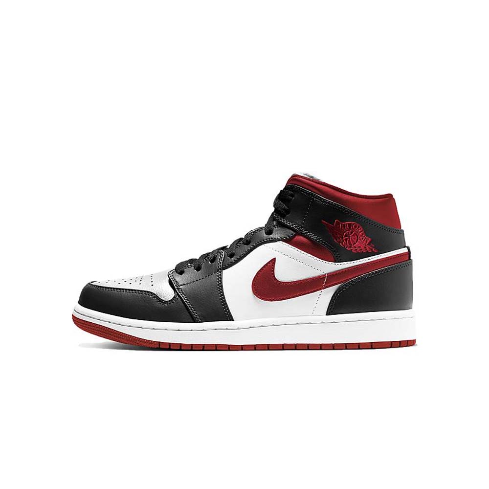 Jordan 1 Mid Gym Red Black White 554724-122