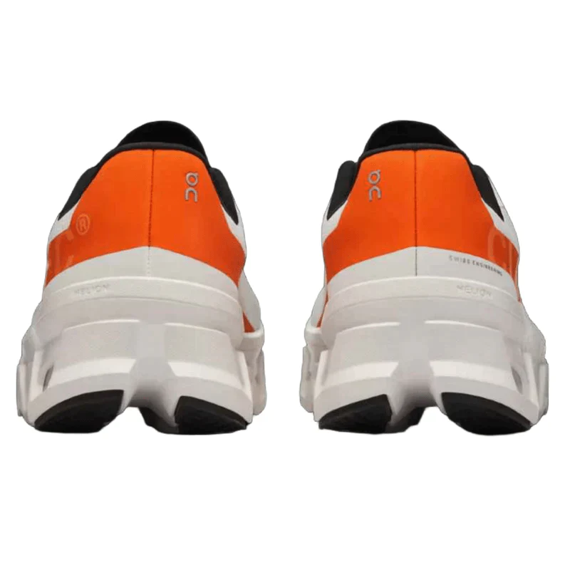 On Cloudmonster Undyed-White | Flame Men's