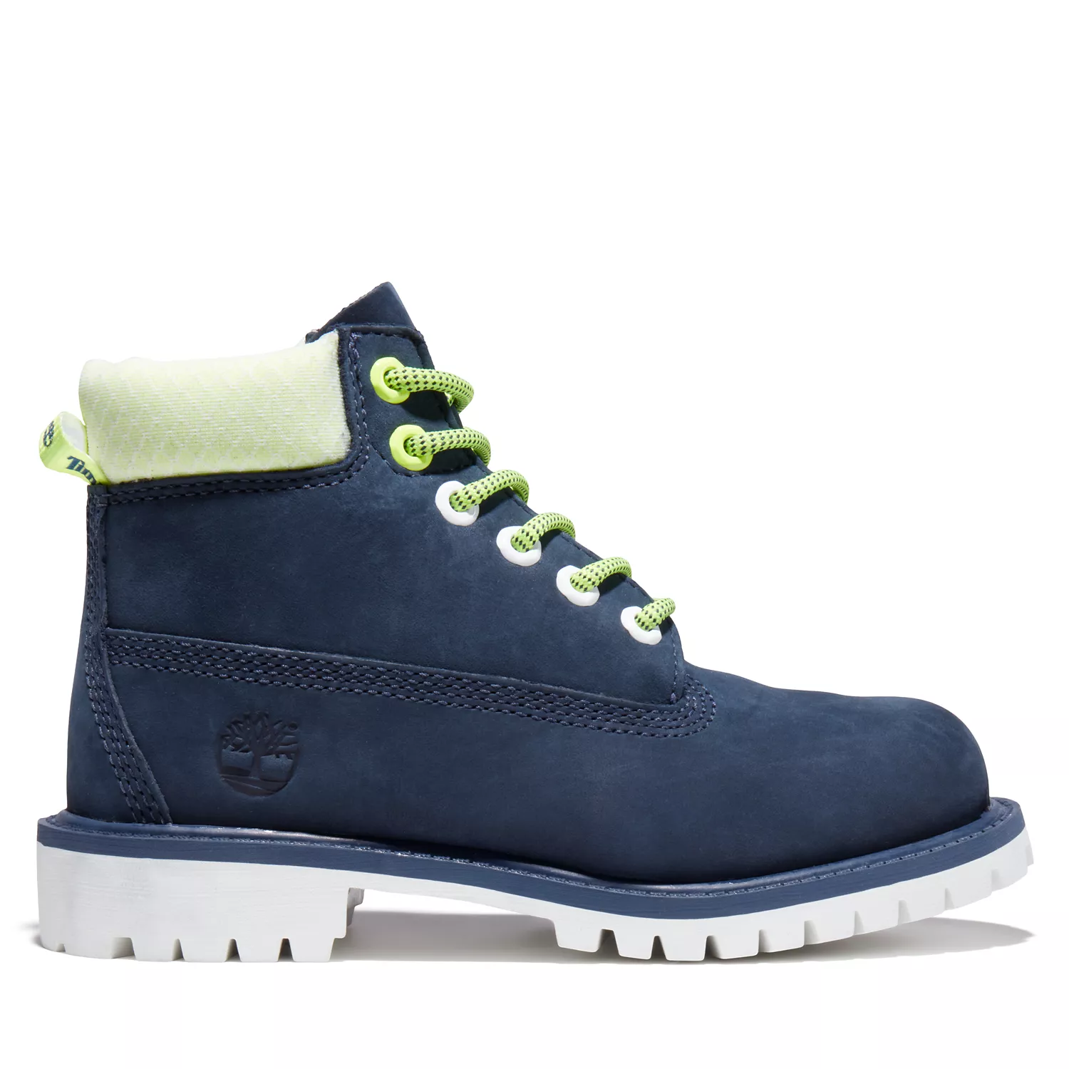 Junior Hi-Vis Timberland Premium 6-Inch Waterproof Boots