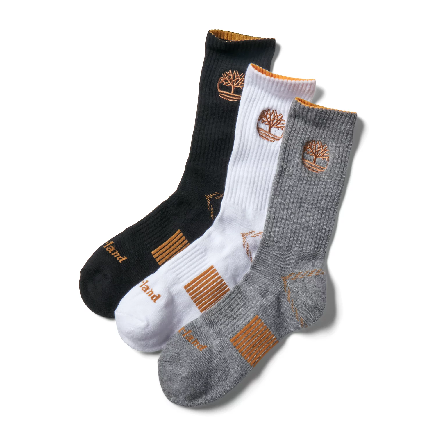 Men's 3-Pack Newmarket Village Logo Crew Socks