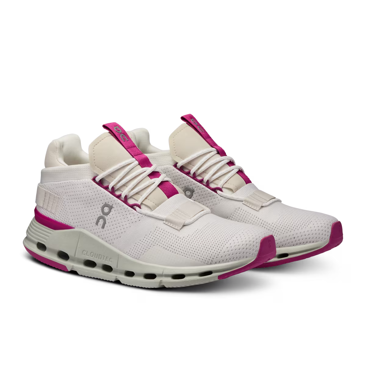 Cloudnova Women's Shoes White-Carnation