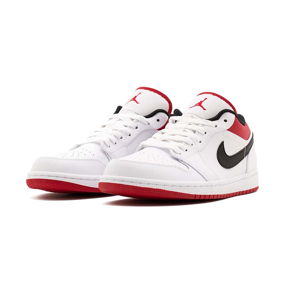 AIR JORDAN 1 LOW "White University Red Black" 553558-118