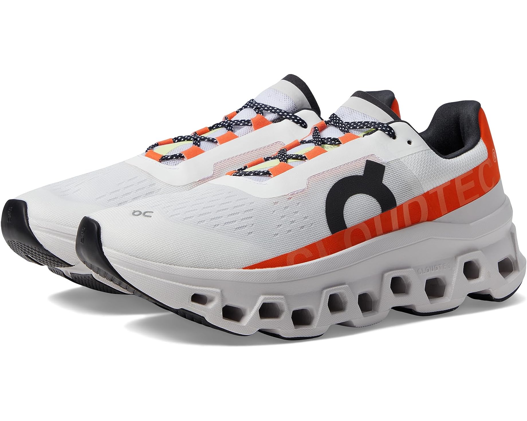 On Cloudmonster Undyed-White | Flame Women’s