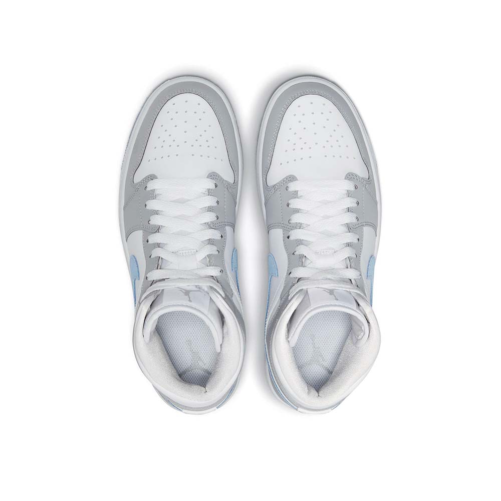 Air Jordan 1 Mid WMNS “Wolf Grey Aluminum” BQ6472-105
