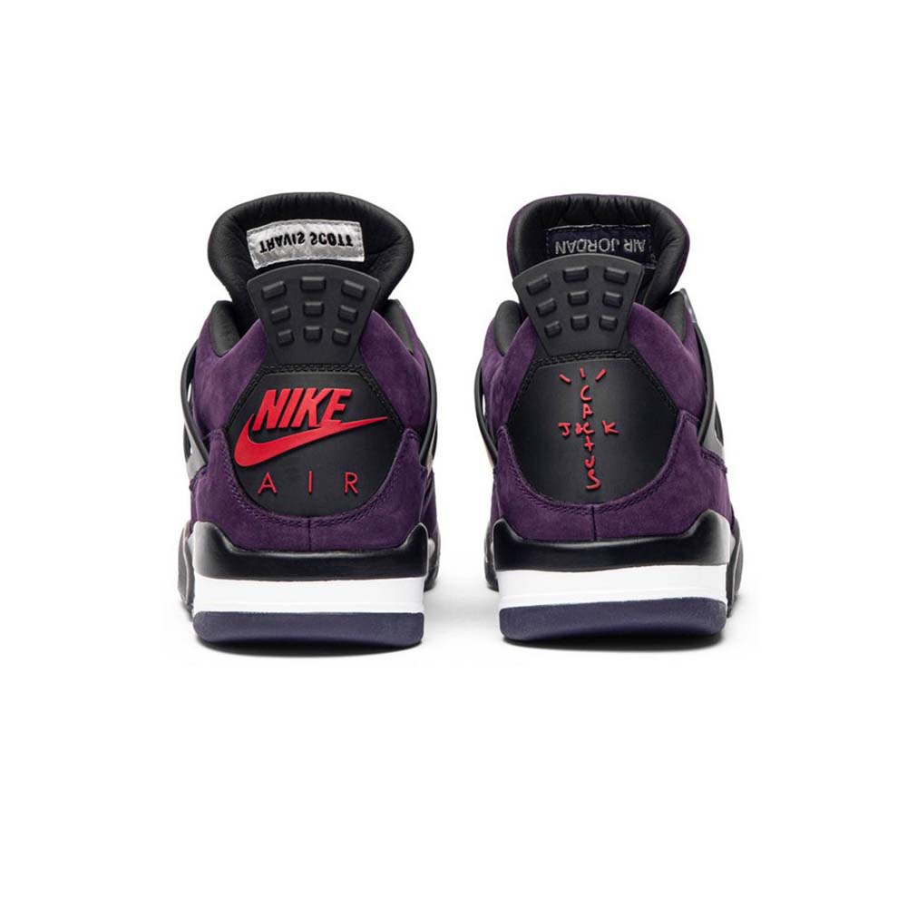 AIR JORDAN 4 X TRAVIS SCOTT PURPLE SUEDE 308497-501