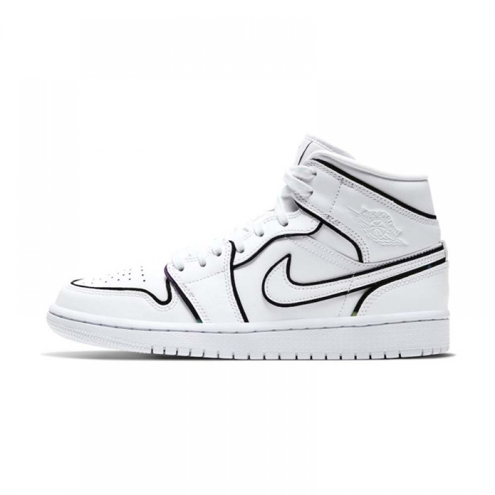 WMNS AIR JORDAN 1 MID SE ‘IRIDESCENT TRIM’ CK6587-100