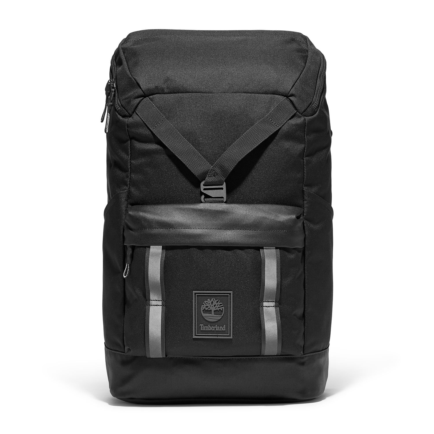 Tree-Logo Zip-Top Backpack