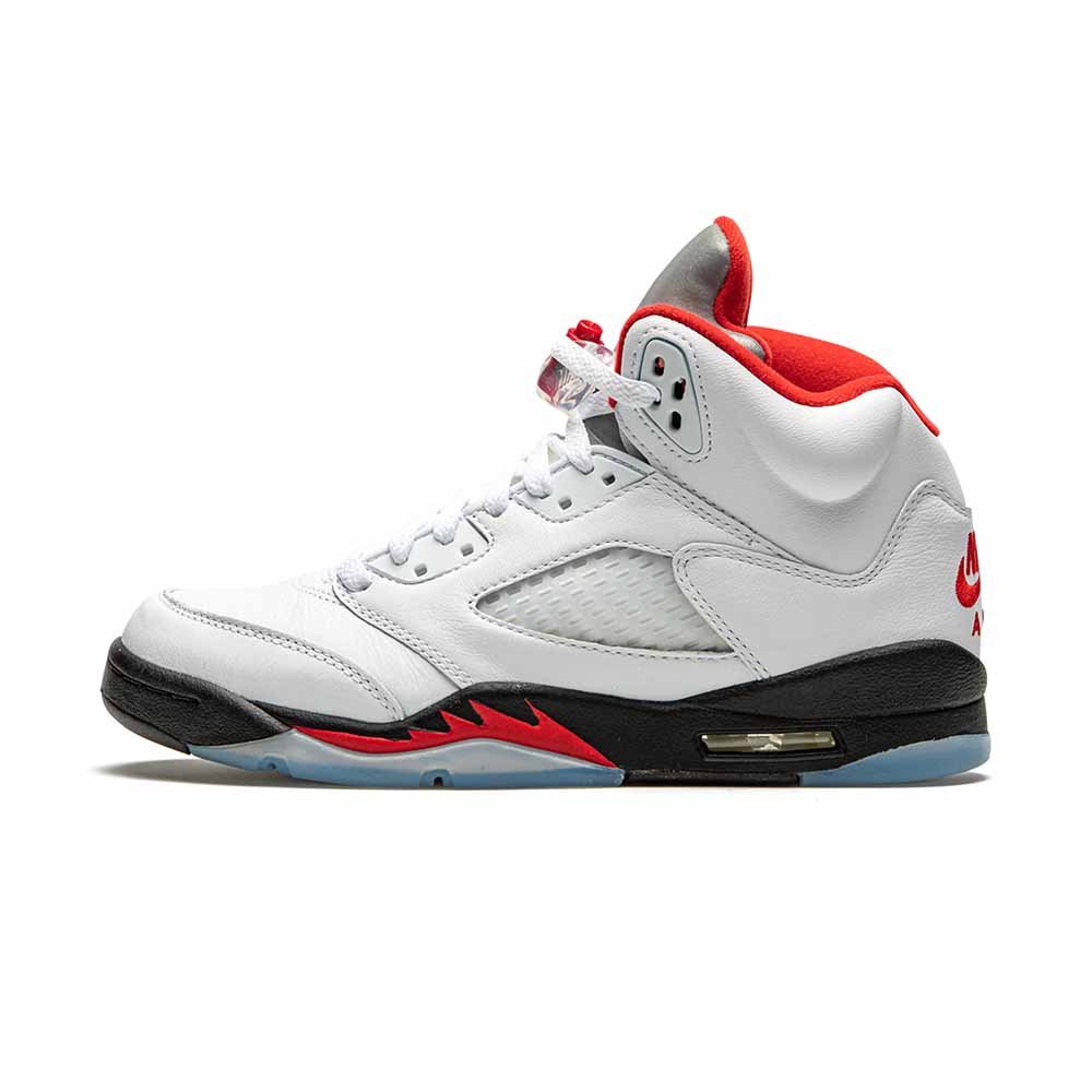 Youth Air Jordan 5 Retro GS “Fire Red Silver Tongue” 440888-102