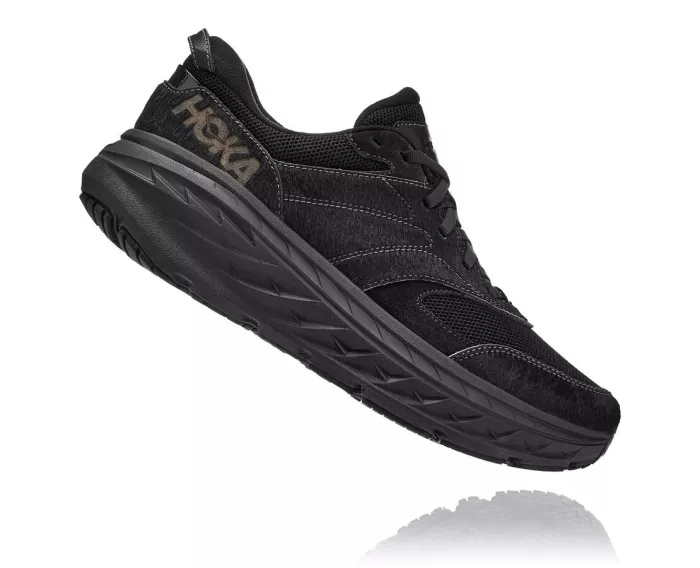 All Gender Hoka X Eg Bondi L - Black Cow Hair