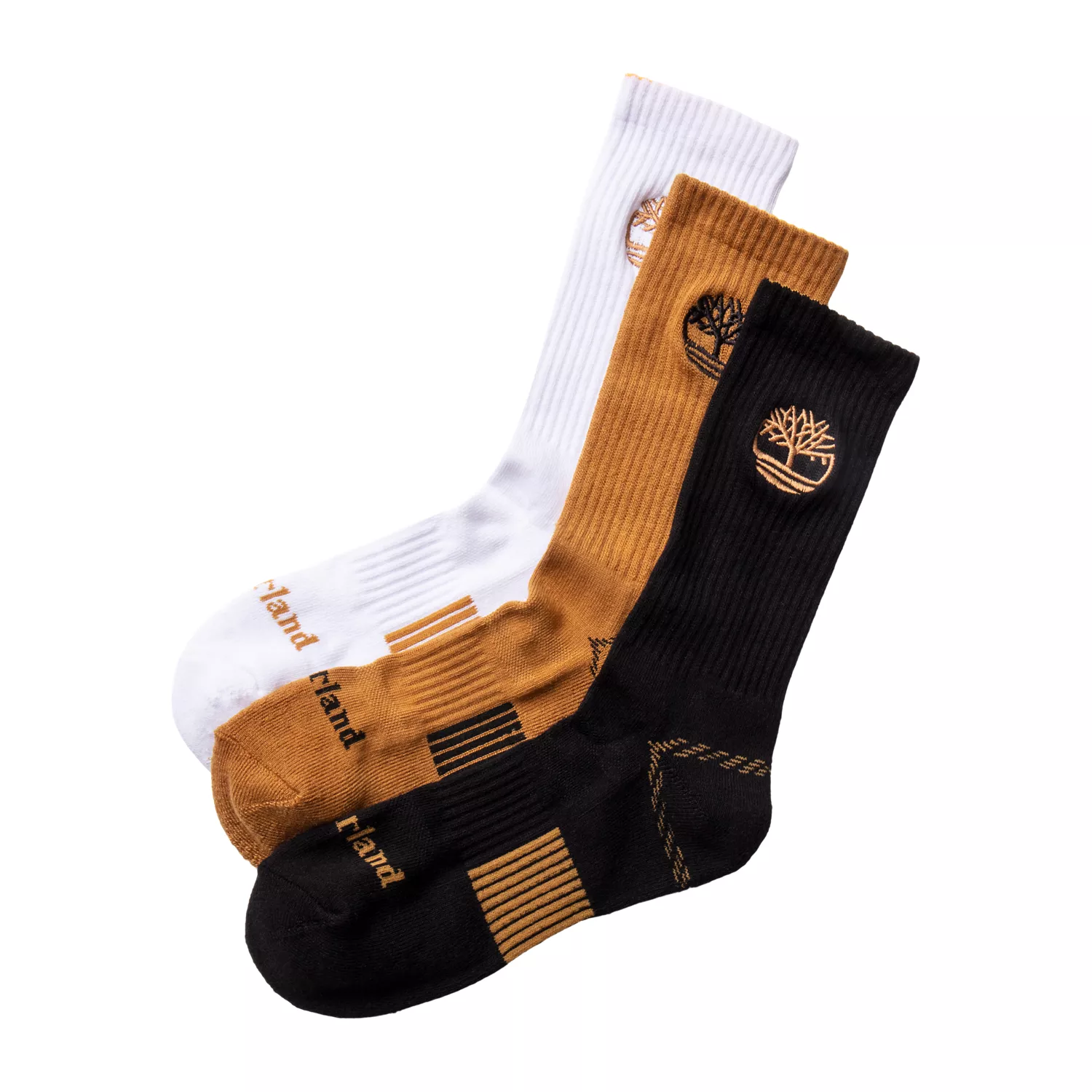Men's 3-Pack Newmarket Village Logo Crew Socks