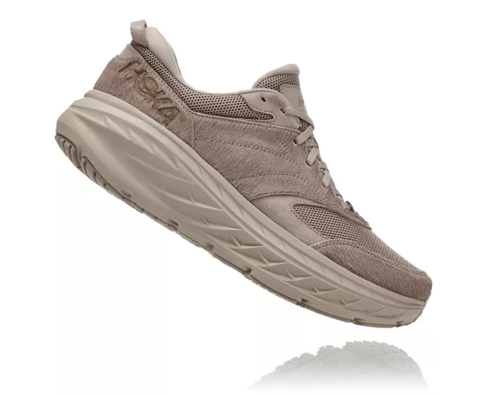 All Gender Hoka X Eg Bondi L - Simply Taupe Cow Hair