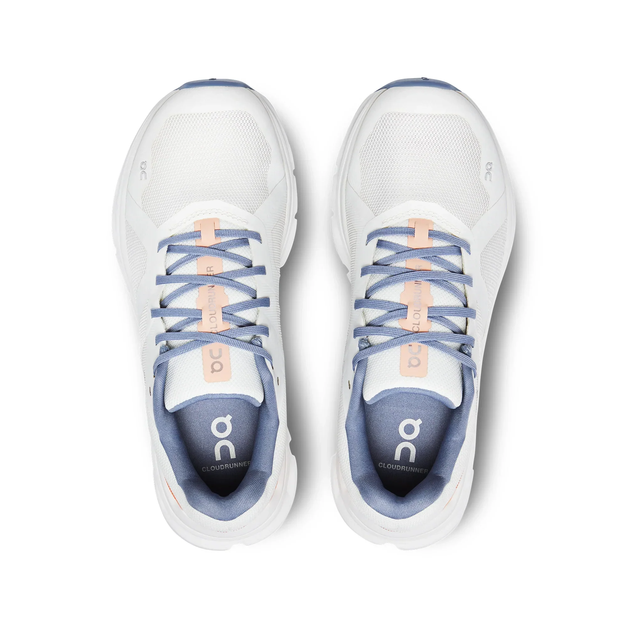 On Cloudrunner Undyed White | Flame Women's