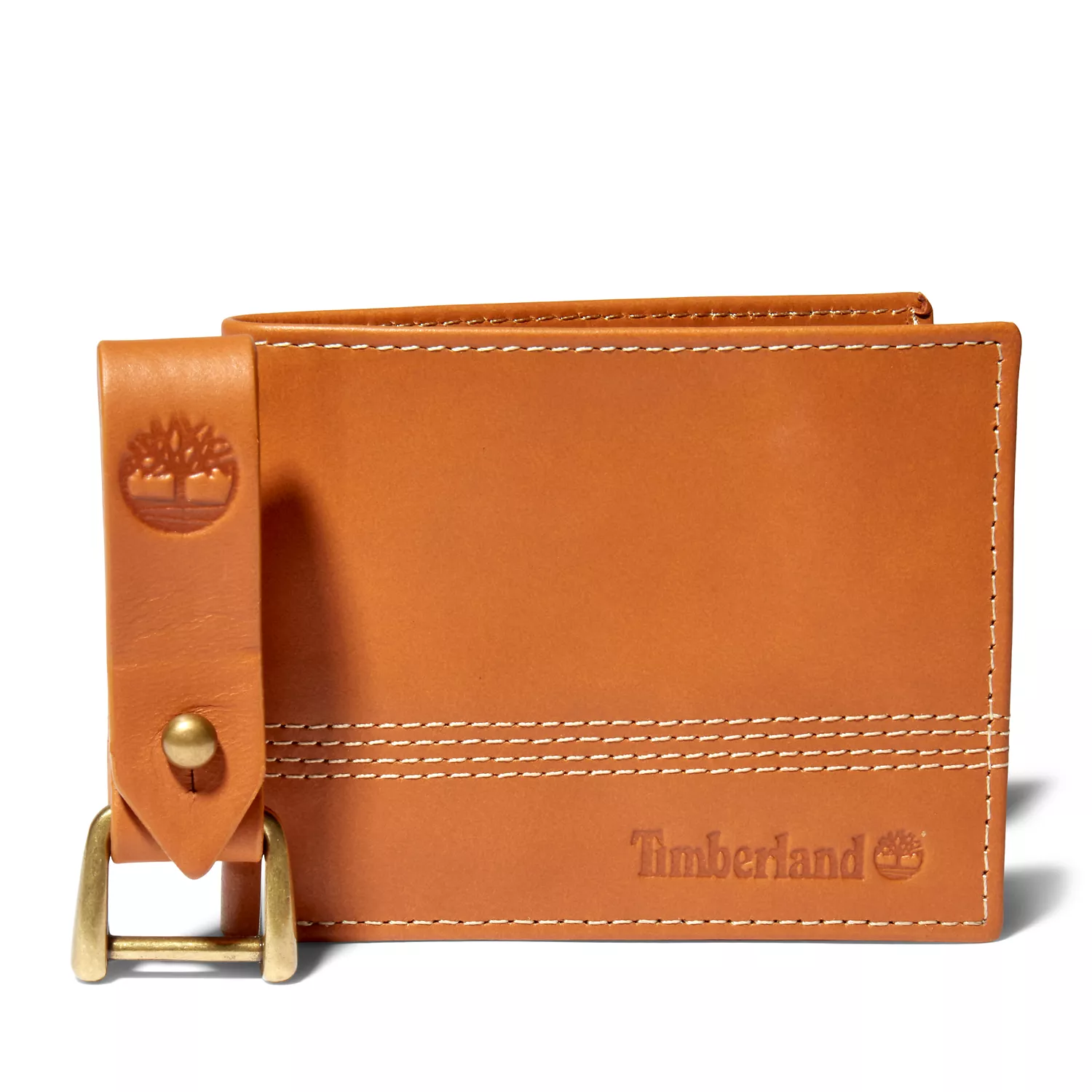 Men's Quad Wallet with Matching Fob Gift Set