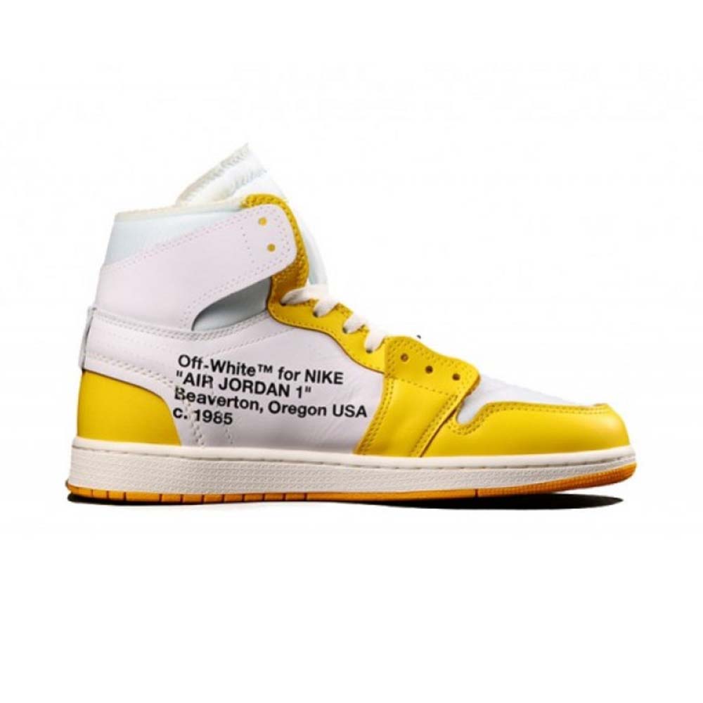 Off-White x Air Jordan 1 Retro High OG ‘Canary Yellow’ AQ0818-149