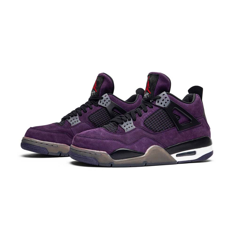 AIR JORDAN 4 X TRAVIS SCOTT PURPLE SUEDE 308497-501