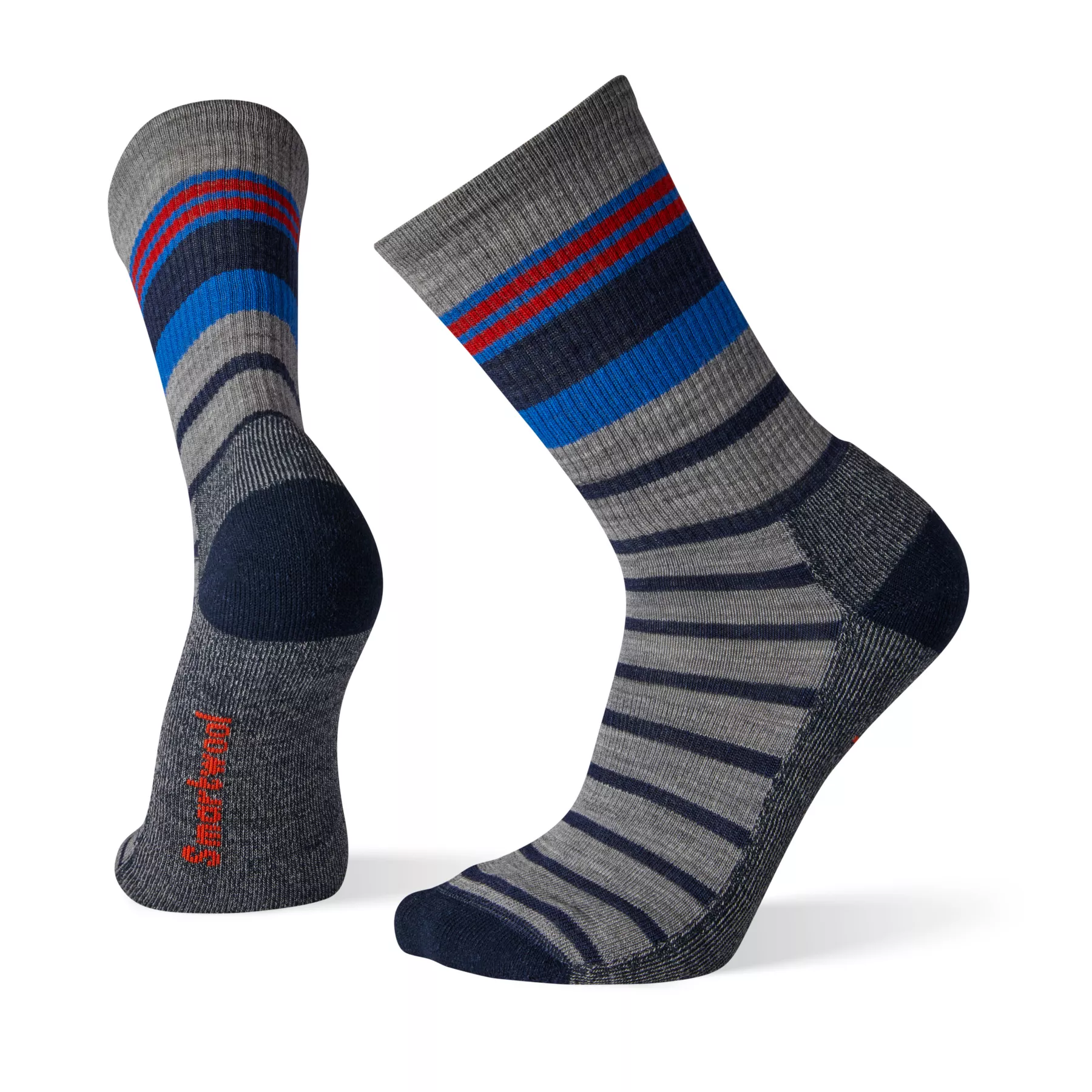 Men's Smartwool Striped Light Hiking Crew Socks