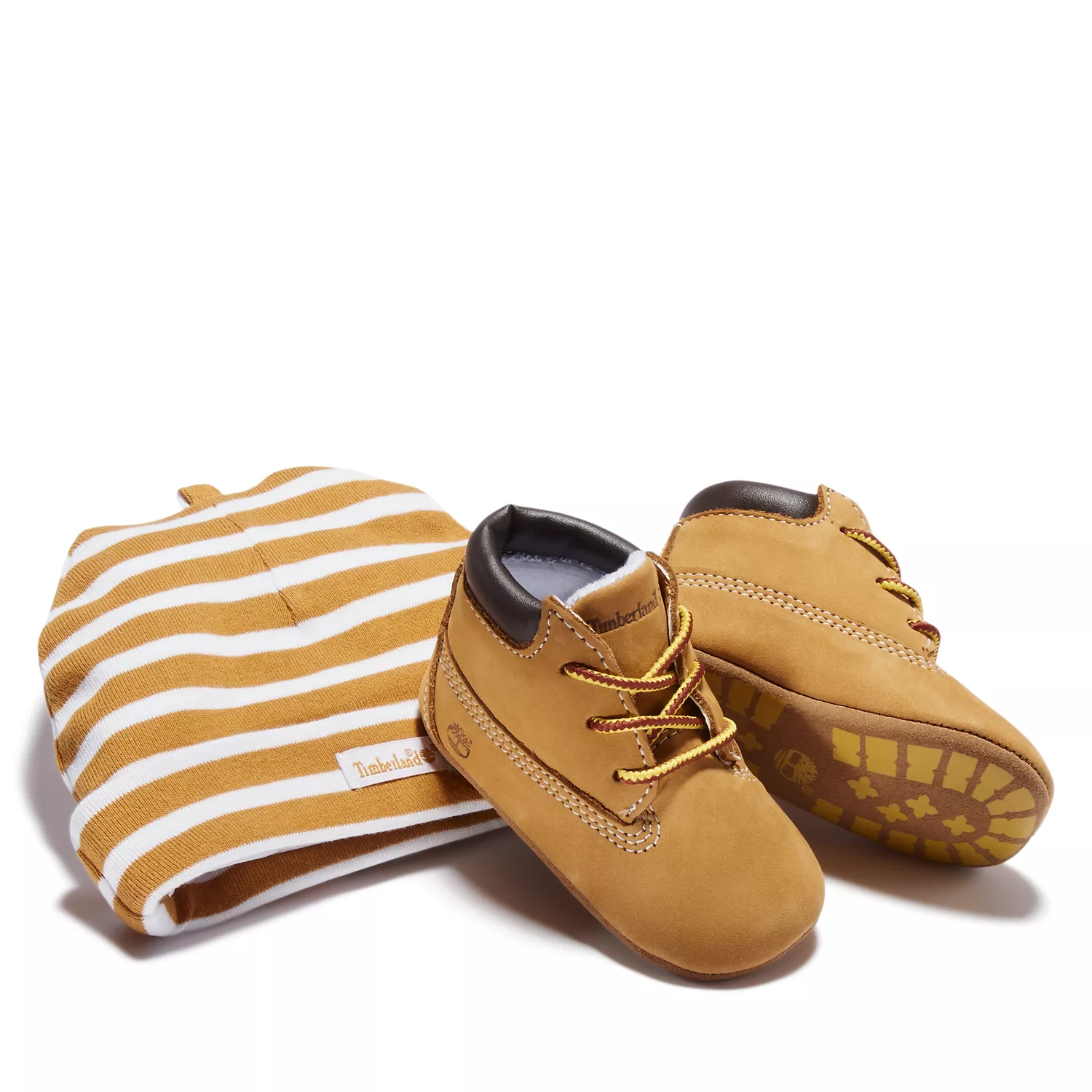 Infant Crib Bootie with Hat Set