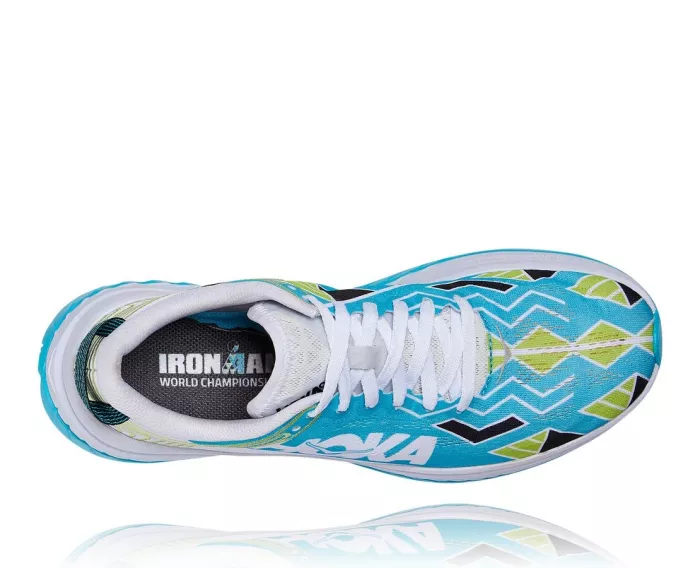 All Gender Ironman Kona Carbon X - Scuba Blue / White