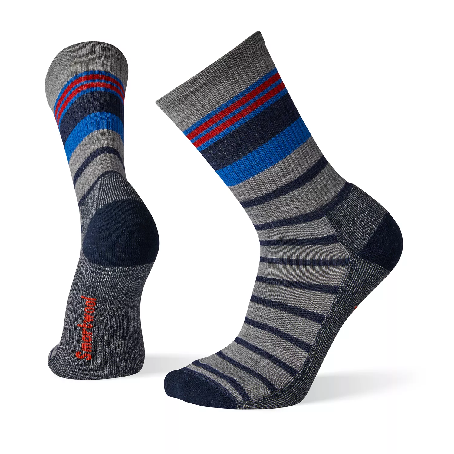 Men's Smartwool Striped Light Hiking Crew Socks